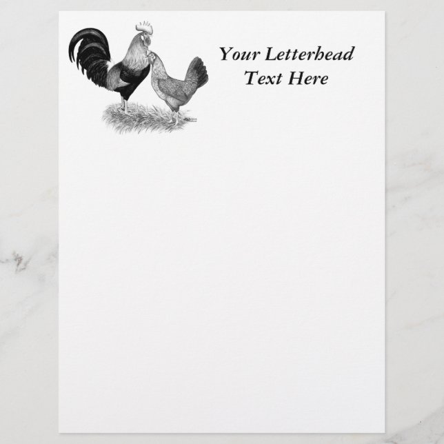 Papier Leghorns Production de poulets Brown (Devant)