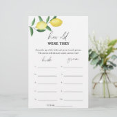 Papier Lemon - Quel âge avaient-ils la mariée (Debout devant)