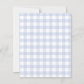 Papier Lemons gingham squeeze Bridal Shower invitation (Dos)