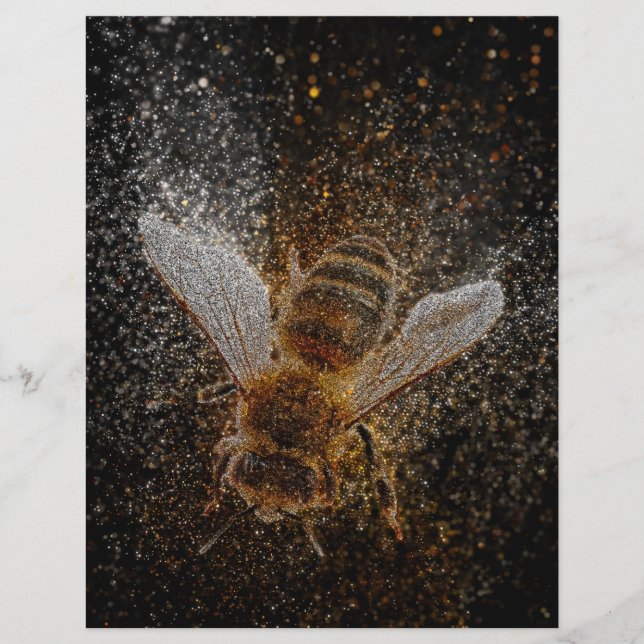 Papier Les abeilles tombées sont magiques (Devant)