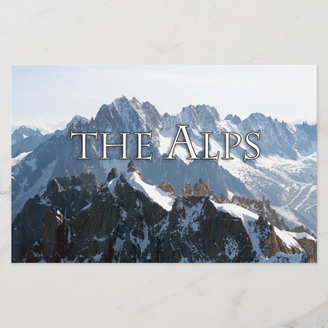 Papier Les Alpes - Magnifique ! (Devant)