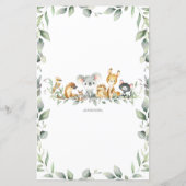 Papier Les animaux australiens devinent le bon prix jeu d (Dos)