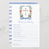 Papier Les animaux de la Jungle Crest Baptism Wives for B (Devant / Derrière)