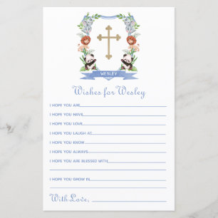 Papier Les animaux de la Jungle Crest Baptism Wives for B