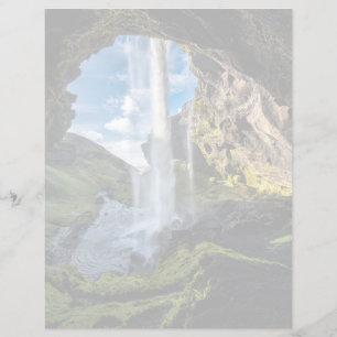 Papier Les cascades Cascade islandaise