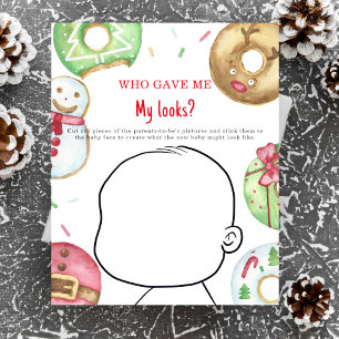 Papier Les cookies d'hiver Qui m'a donné Mon look jeu