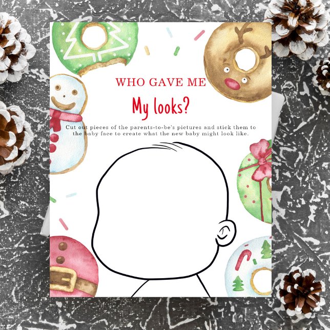 Papier Les cookies d'hiver Qui m'a donné Mon look jeu (Créateur téléchargé)