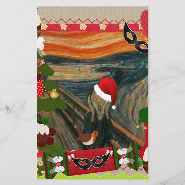 Papier les cris hideux noël (Devant)