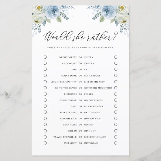 Papier Les Fleurs Bleues Épouseraient Plutôt Le Jeu De Fê (Devant)