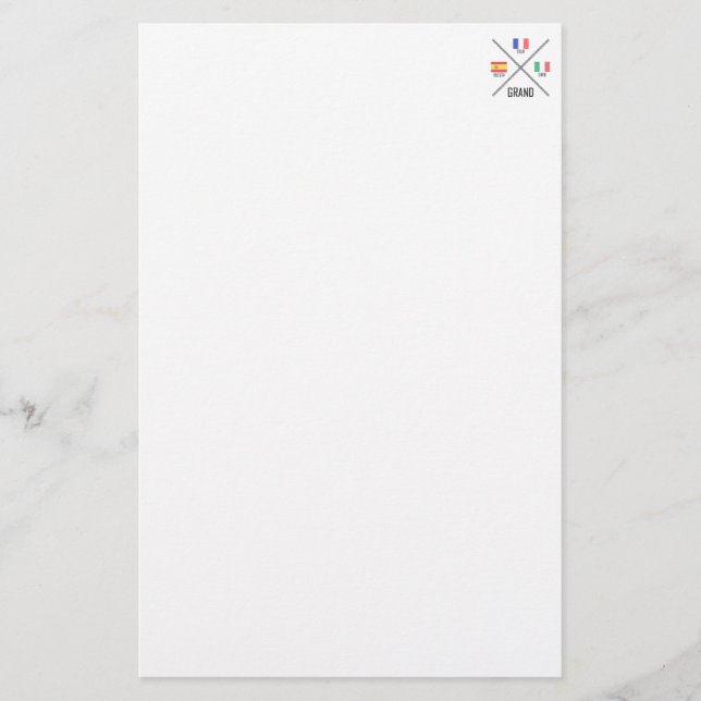 Papier Les grands circuits cyclistes (Devant)