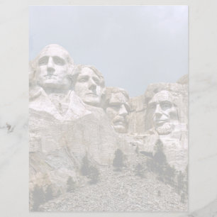 Papier Les monuments Mt. Rushmore Dakota du Sud