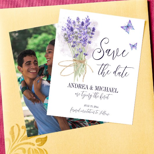 Papier Les papillons romantiques de lavande enregistrer l