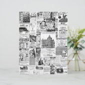 Papier Les petites annonces du journal d'Halloween (Debout devant)