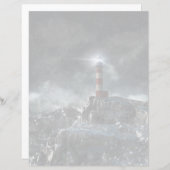 Papier Les phares | Phare dans la tempête (Devant / Derrière)