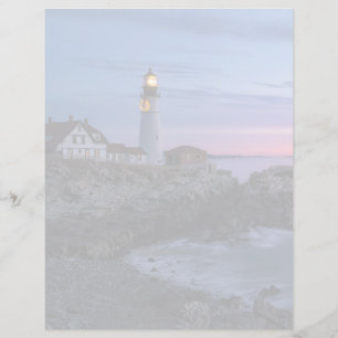 Papier Les phares   Phare du Cap Elizabeth Maine