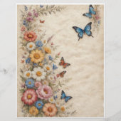 Papier Les prairies printanières #2- Découpage - (Devant)