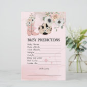 Papier Les prédictions des bébés s'attaquent au thème de (Debout devant)