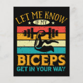 Papier Let Me Know If My Biceps Get In Your Way (Dos)