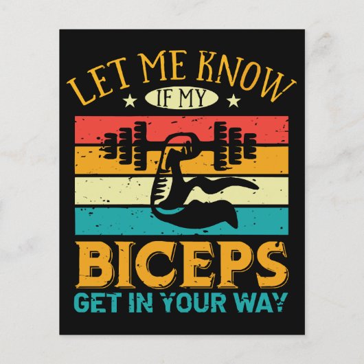 Papier Let Me Know If My Biceps Get In Your Way (Dos)