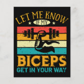 Papier Let Me Know If My Biceps Get In Your Way (Devant)