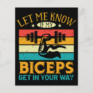 Papier Let Me Know If My Biceps Get In Your Way