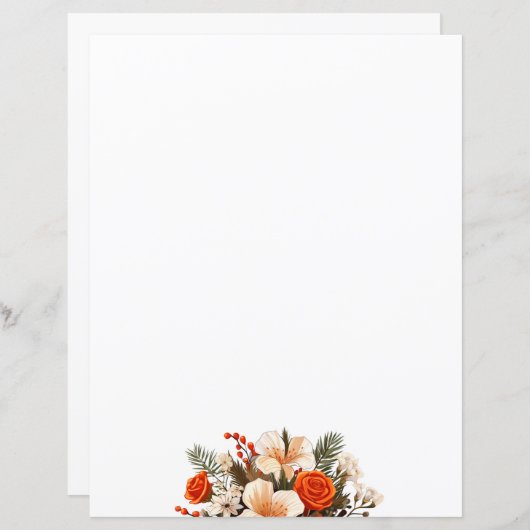 Papier lethead (Devant / Derrière)