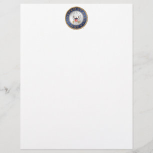 Papier Letterhead de la marine américaine