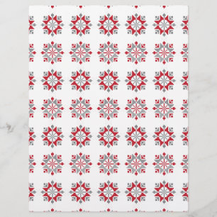 Papier Letton motif géométrique du soleil du matin VII