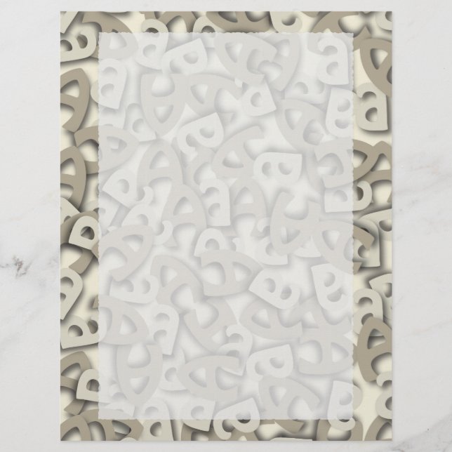Papier Lettre A gris (Devant)
