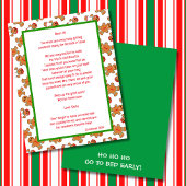 Papier Lettre à thème pain d'épices du Père Noël