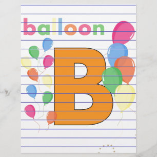 PAPIER LETTRE BALLON B
