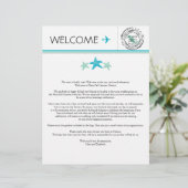 Papier Lettre d'accueil pour Playa del Carmen Mexique (Debout devant)