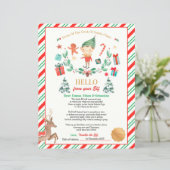 Papier Lettre d'arrivée personnalisée des elfes (Debout devant)