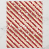 Papier Lettre d'avertissement père Noël Noël personnalisé (Dos)