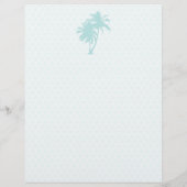 Papier Lettre de bienvenue du Mariage Palm Tree pour Anti (Dos)