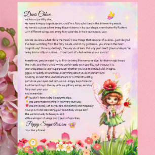 Papier Lettre de conservation de fée pour enfants