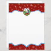 Papier Lettre de Noël (Devant / Derrière)