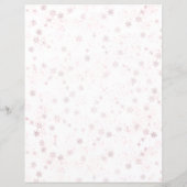 Papier Lettre de Noël Red Holiday Love Peace Joie (Dos)