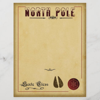 Papier Lettre de Père Noël