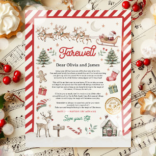 Papier Lettre de retraite personnalisée Elf Adieu Elf