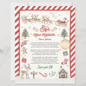 Papier Lettre de retraite personnalisée Elf Adieu Elf (Devant)