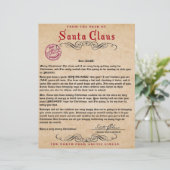 Papier Lettre du Père Noël (Debout devant)