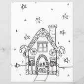 Papier Lettre du Père Noël Clause Noël de l'enfant (Dos)