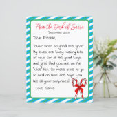 Papier Lettre du Père Noël Clause Noël de l'enfant (Debout devant)