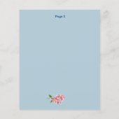 Papier LETTRE Lily (Dos)