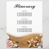 Papier LETTRE Mariage DE Bienvenue de Starfish Beach (Dos)