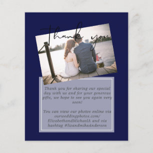 Papier LETTRE Merci PHOTO VRAI COULEURS Mariage budgétair