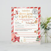 Papier Lettre Officielle Personnalisée Du Pôle Nord À Pèr (Debout devant)