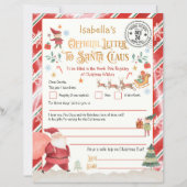 Papier Lettre Officielle Personnalisée Du Pôle Nord À Pèr (Devant)