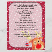 Papier Lettre Père Noël Noël Biz (Devant)